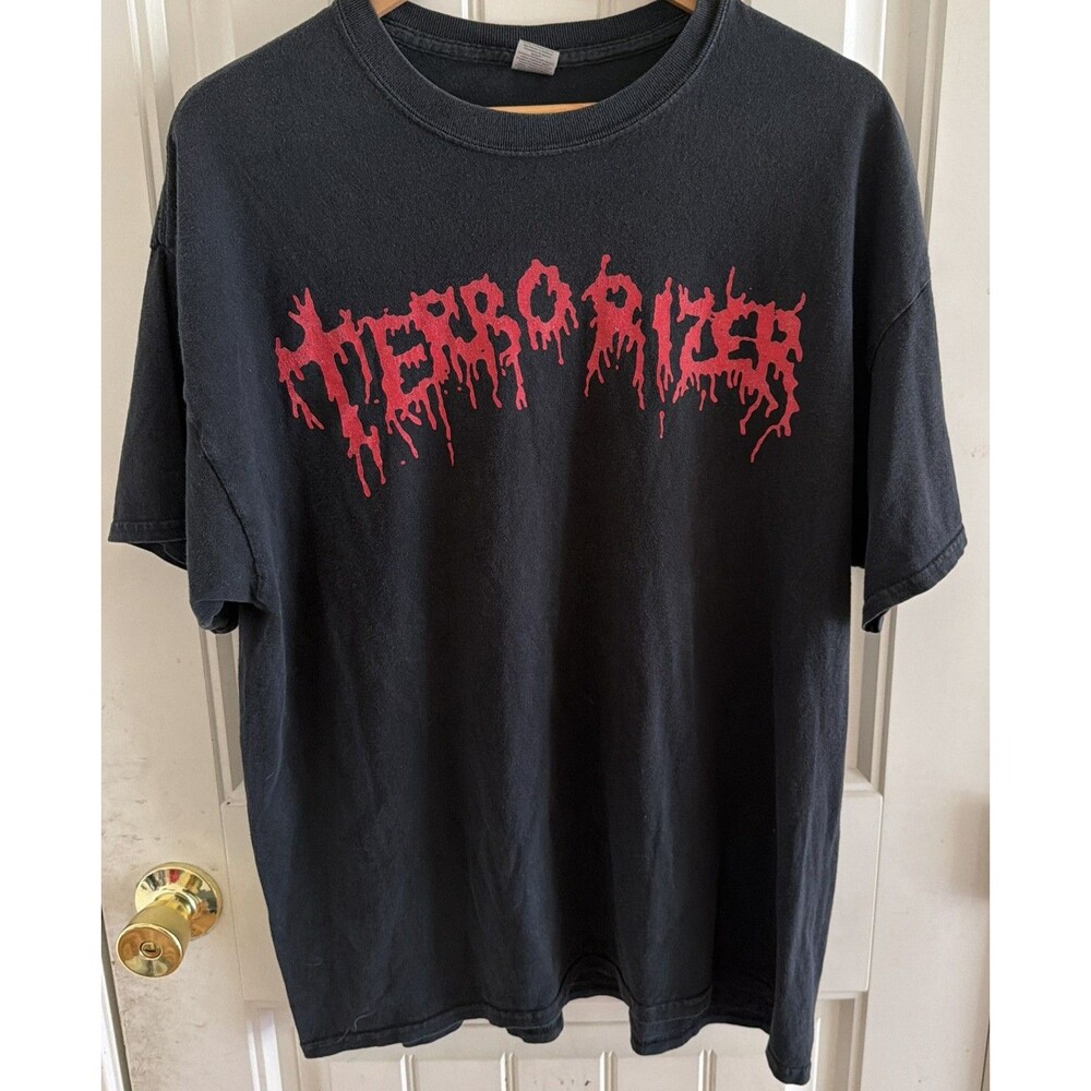 TERRORIZER CAUSTIC ATTACK TOUR Band T -Shirt Size S